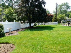 White PVC Fence