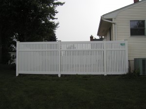 3" Boards Semi-Private PVC Fence