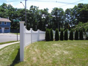 Victorian PVC Picket Fence