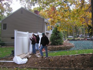 PVC Privacy Fence